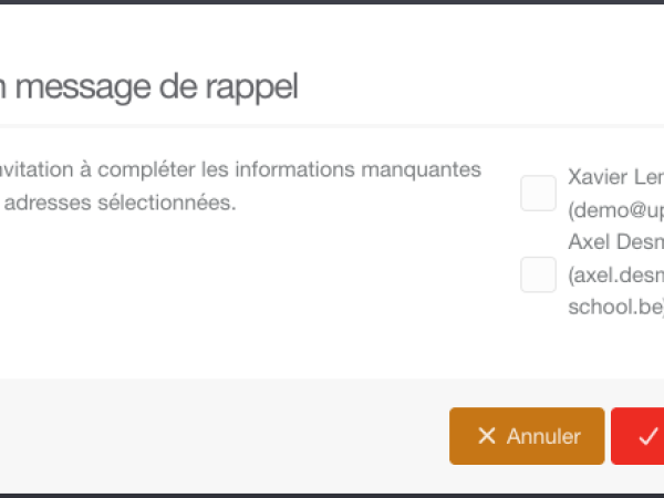 Inscrire rapidement un enfant