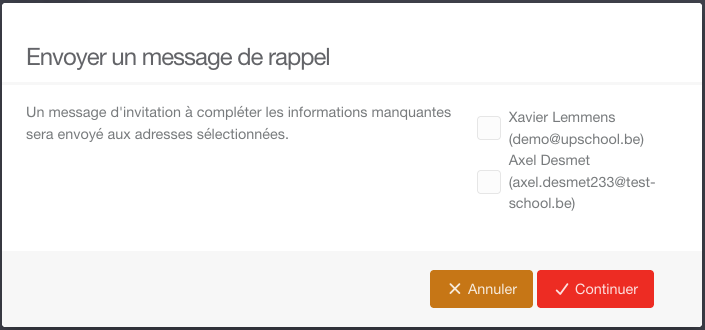 Inscrire rapidement un enfant