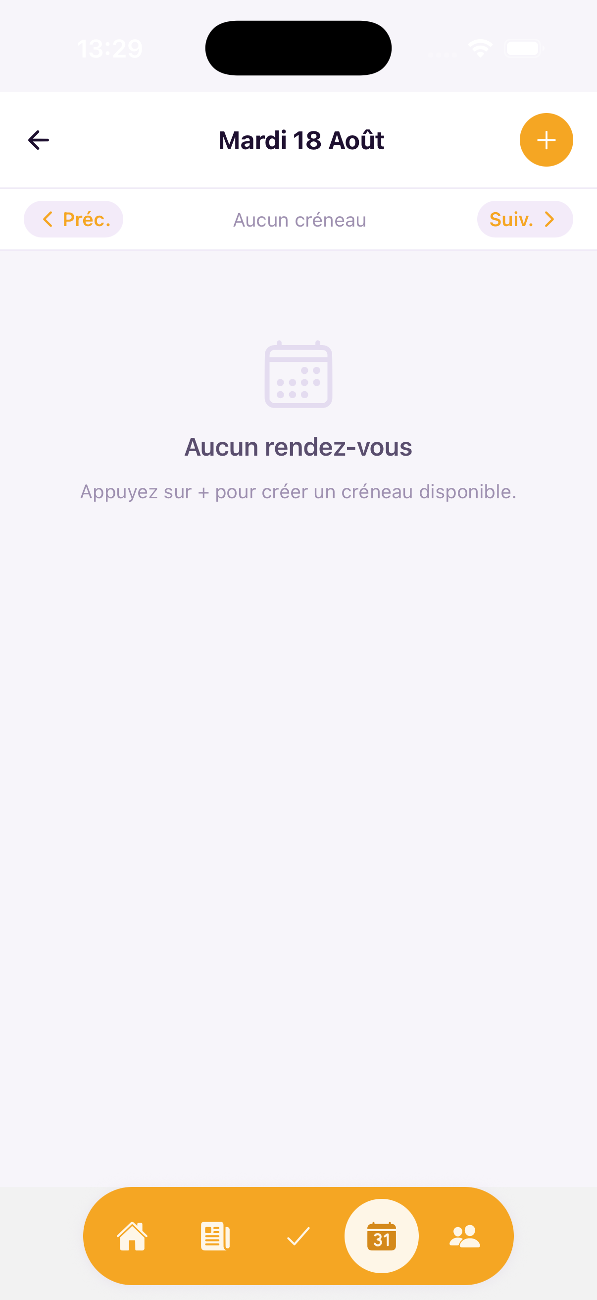 Ouvrir des créneaux pour des rendez-vous